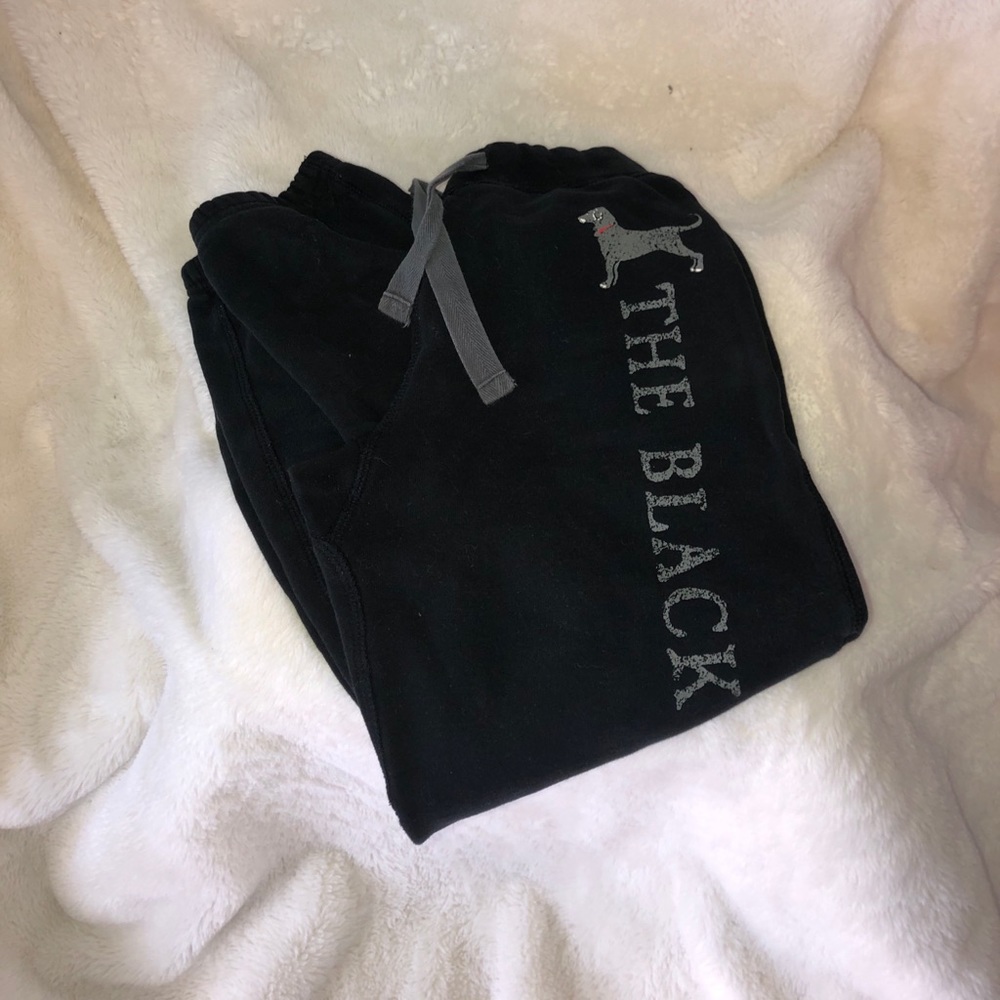 Black Dog Sweatpants